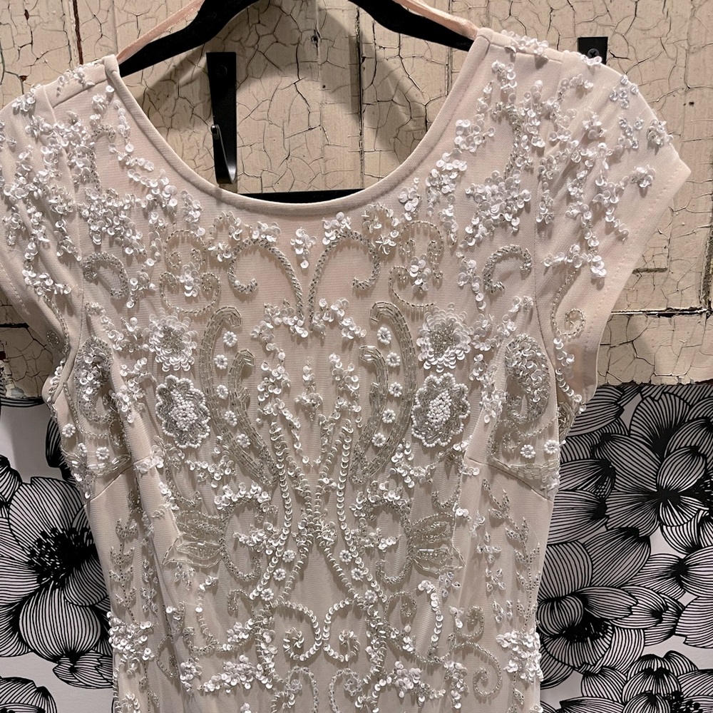 Aidan Mattox beaded cocktail dress